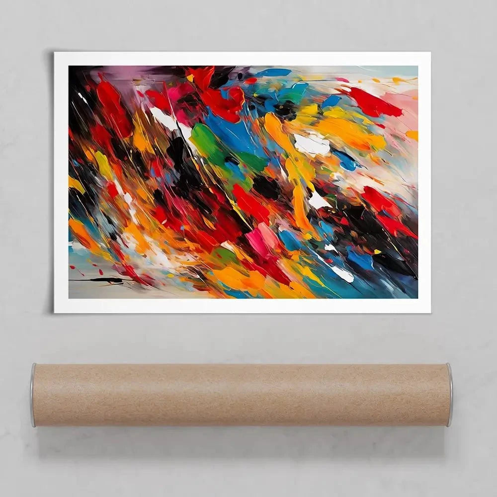 Colour Blast Art Print Colour Blast Art Print wall art product Violeta Allaberdieva
