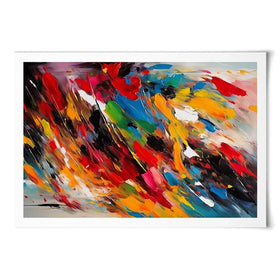 Colour Blast Art Print Colour Blast Art Print wall art product Violeta Allaberdieva