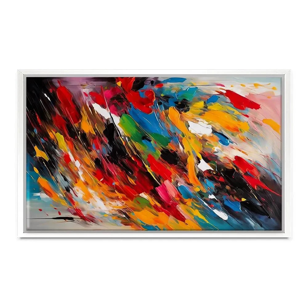 Colour Blast Canvas Print Colour Blast Canvas Print wall art product Violeta Allaberdieva
