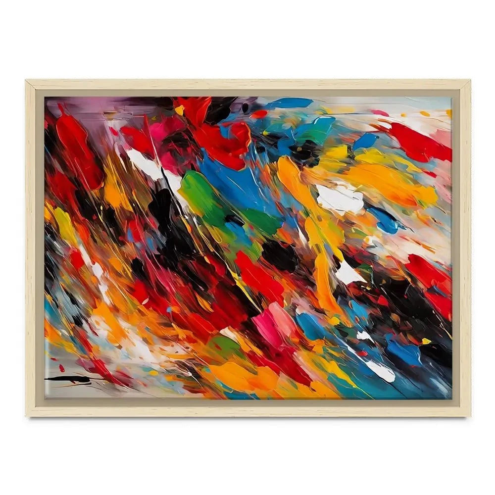 Colour Blast Canvas Print Colour Blast Canvas Print wall art product Violeta Allaberdieva