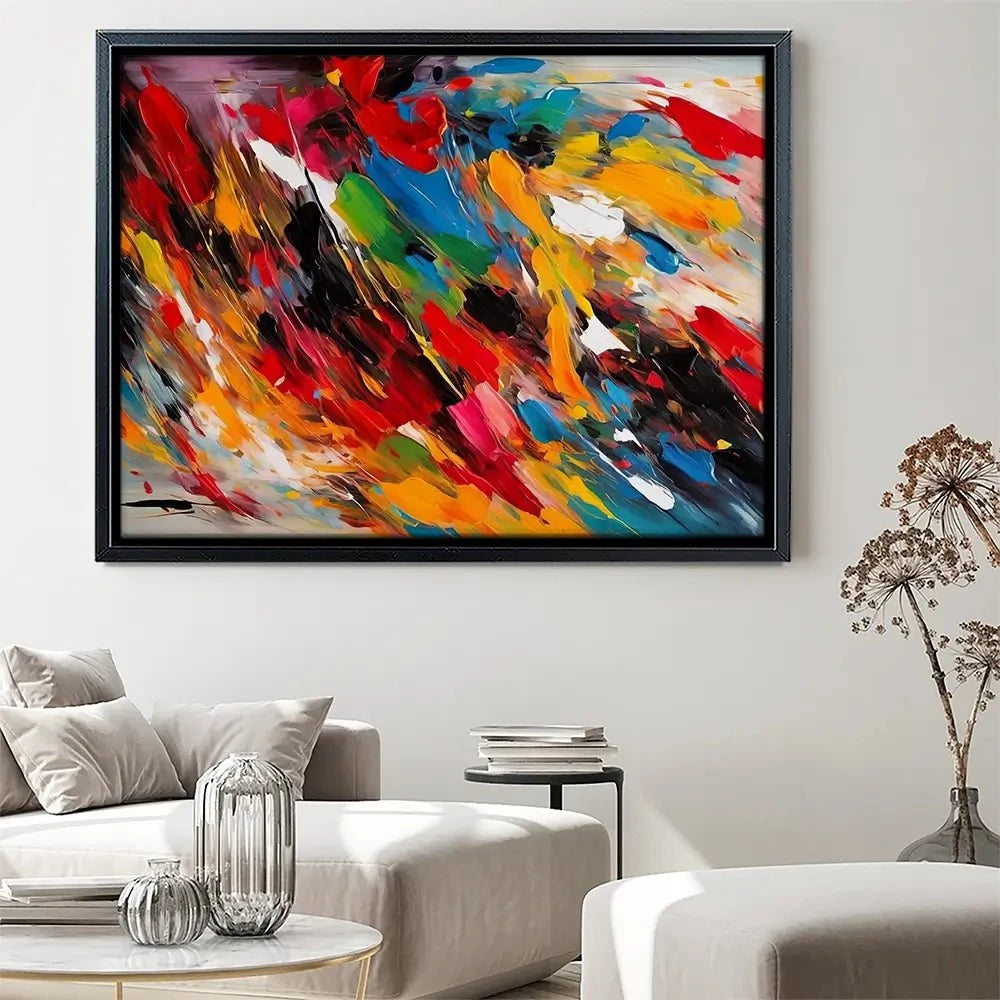 Colour Blast Canvas Print Colour Blast Canvas Print wall art product Violeta Allaberdieva