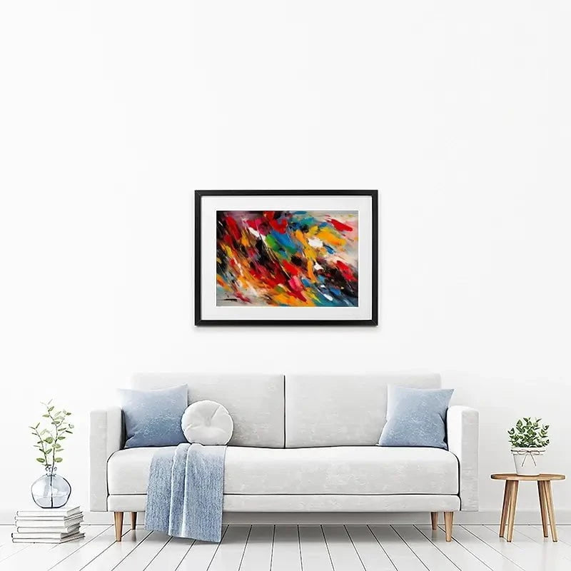Colour Blast Framed Art Print Colour Blast Framed Art Print wall art product Violeta Allaberdieva