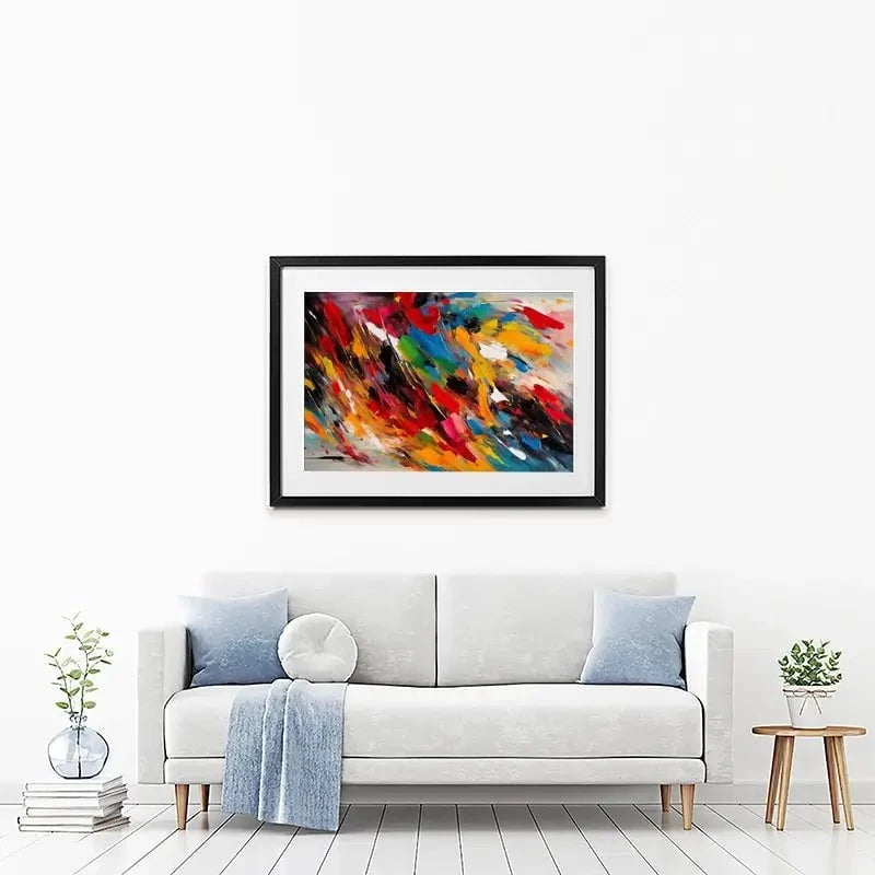 Colour Blast Framed Art Print Colour Blast Framed Art Print wall art product Violeta Allaberdieva