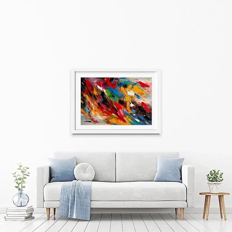 Colour Blast Framed Art Print Colour Blast Framed Art Print wall art product Violeta Allaberdieva