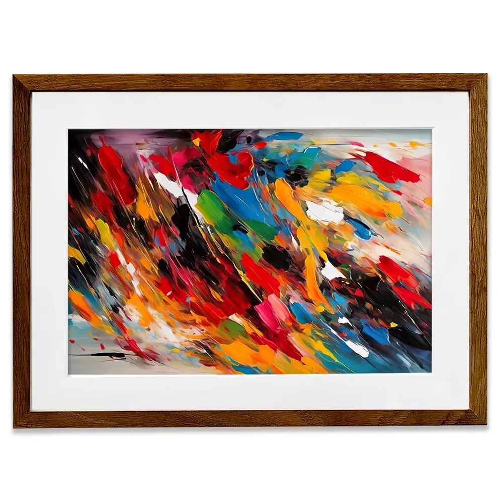 Colour Blast Framed Art Print Colour Blast Framed Art Print wall art product Violeta Allaberdieva