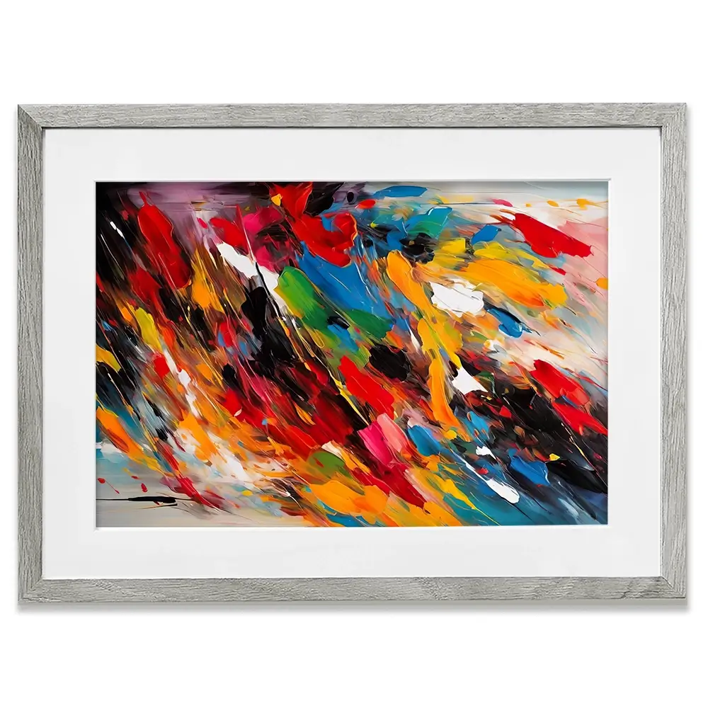 Colour Blast Framed Art Print Colour Blast Framed Art Print wall art product Violeta Allaberdieva