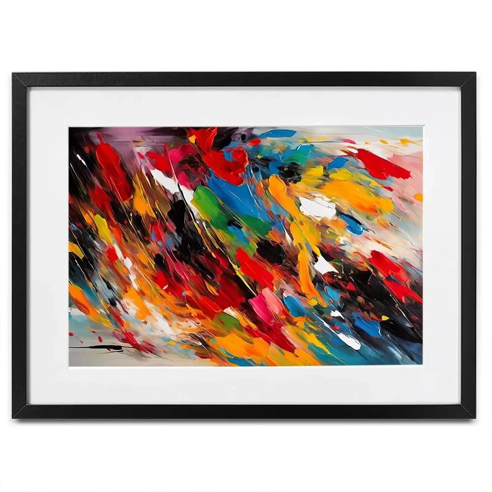 Colour Blast Framed Art Print Colour Blast Framed Art Print wall art product Violeta Allaberdieva