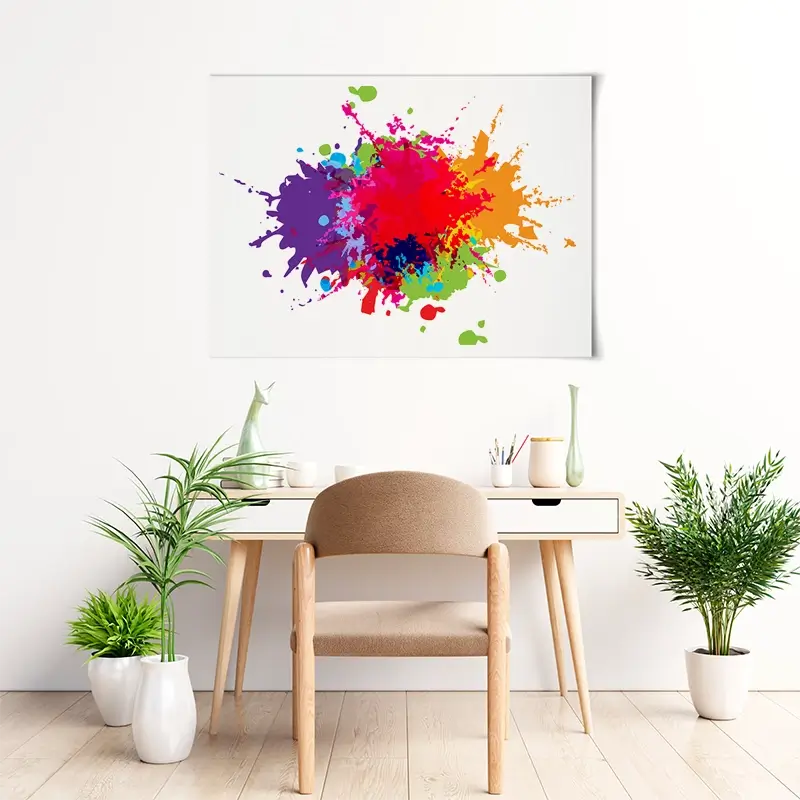 Colour Splat Art Print Colour Splat Art Print wall art product Mrspopman1985 / Shutterstock