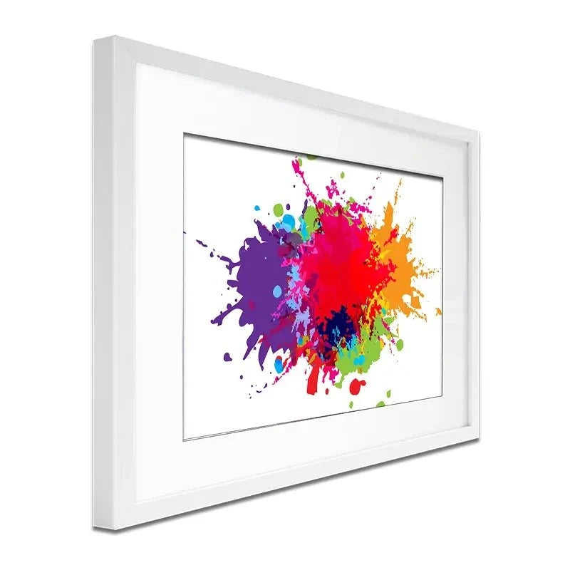 Colour Splat Framed Art Print Colour Splat Framed Art Print wall art product Mrspopman1985 / Shutterstock