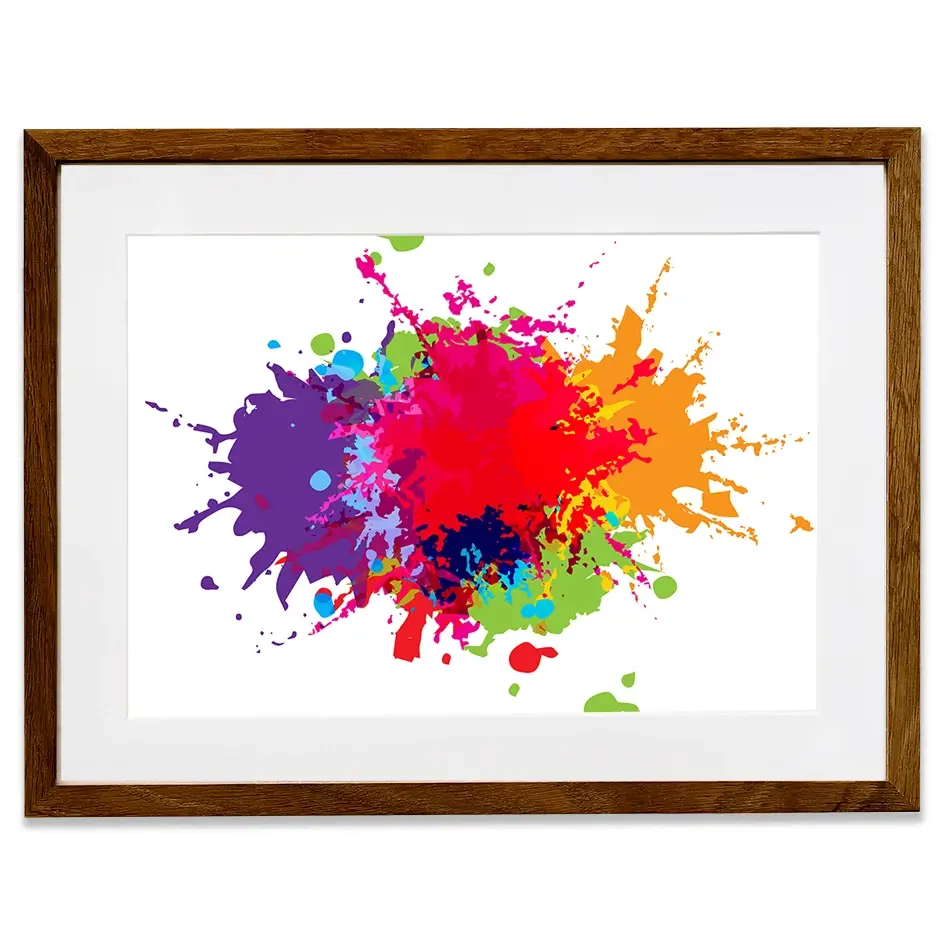Colour Splat Framed Art Print Colour Splat Framed Art Print wall art product Mrspopman1985 / Shutterstock