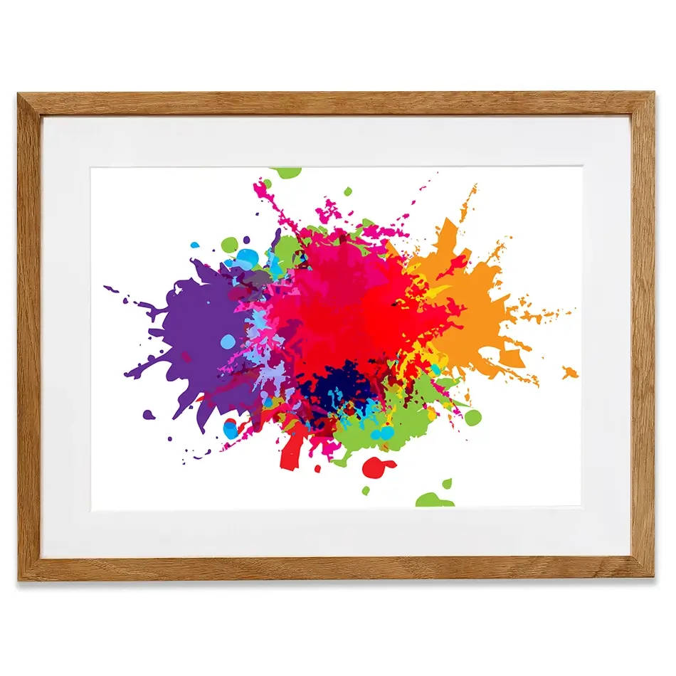 Colour Splat Framed Art Print Colour Splat Framed Art Print wall art product Mrspopman1985 / Shutterstock