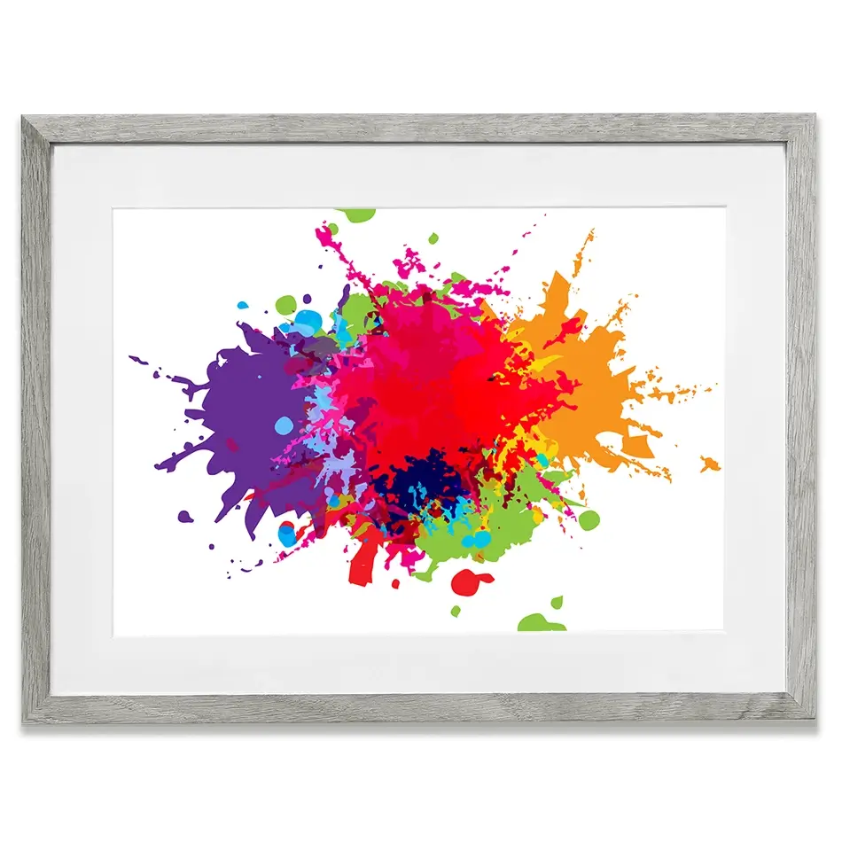 Colour Splat Framed Art Print Colour Splat Framed Art Print wall art product Mrspopman1985 / Shutterstock