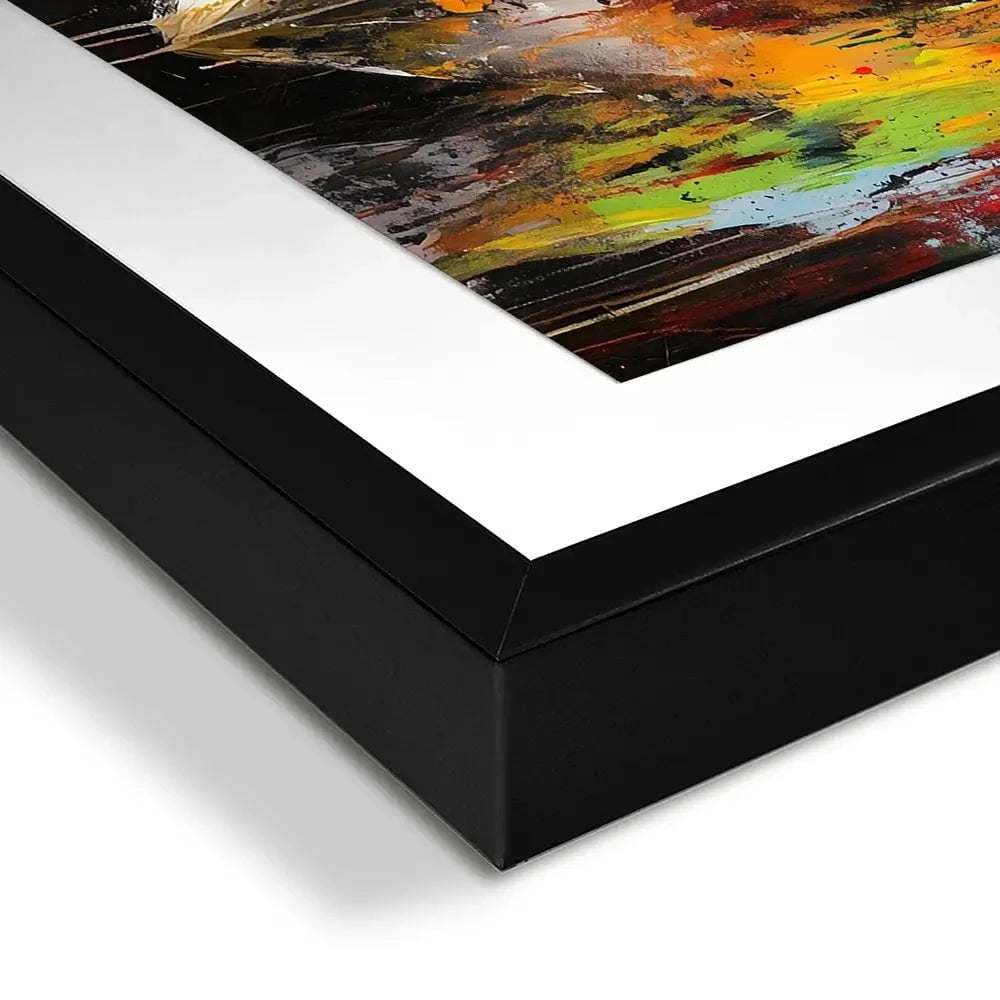 Coloured Cow Framed Art Print Coloured Cow Framed Art Print wall art product Franklyn Gregory - Independent