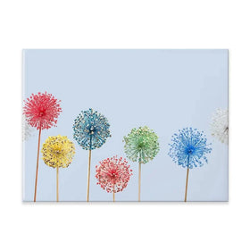 Coloured Dandelions Canvas Print Coloured Dandelions Canvas Print wall art product Svetlana Foote / Shutterstock
