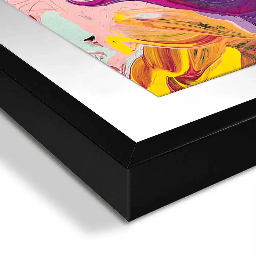 Colourful Abstract Framed Art Print Trio Colourful Abstract Framed Art Print Trio wall art product vhpicstock / Shutterstock