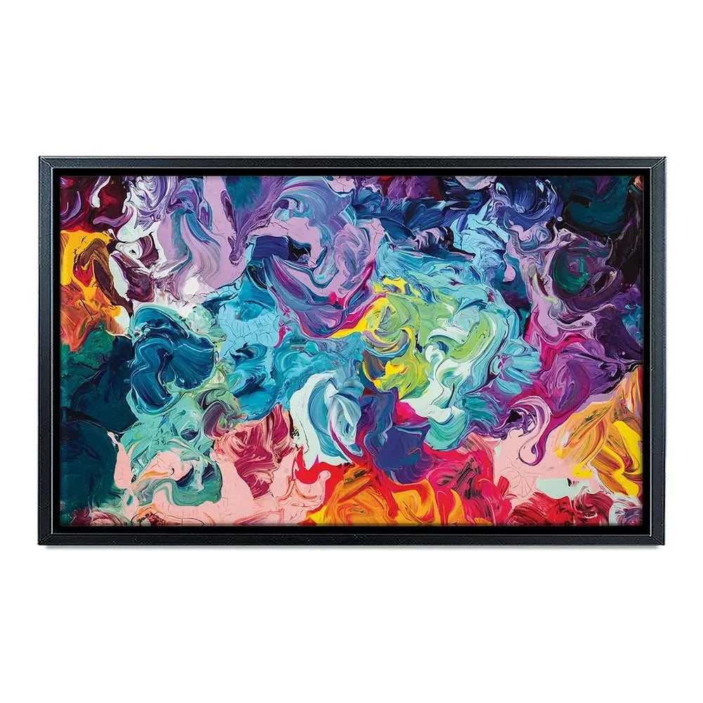 Colourful Abstract Oil Painting Canvas Print Colourful Abstract Oil Painting Canvas Print wall art product vhpicstock / Shutterstock
