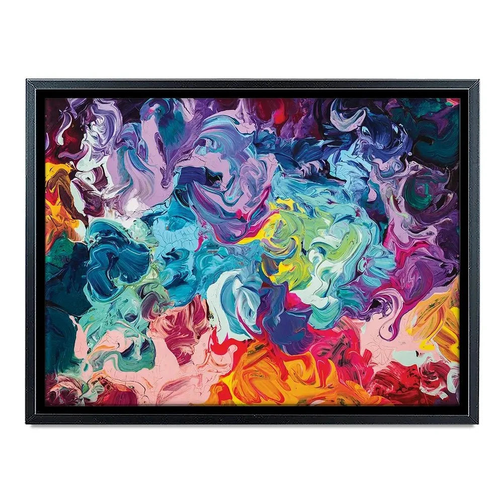Colourful Abstract Oil Painting Canvas Print Colourful Abstract Oil Painting Canvas Print wall art product vhpicstock / Shutterstock