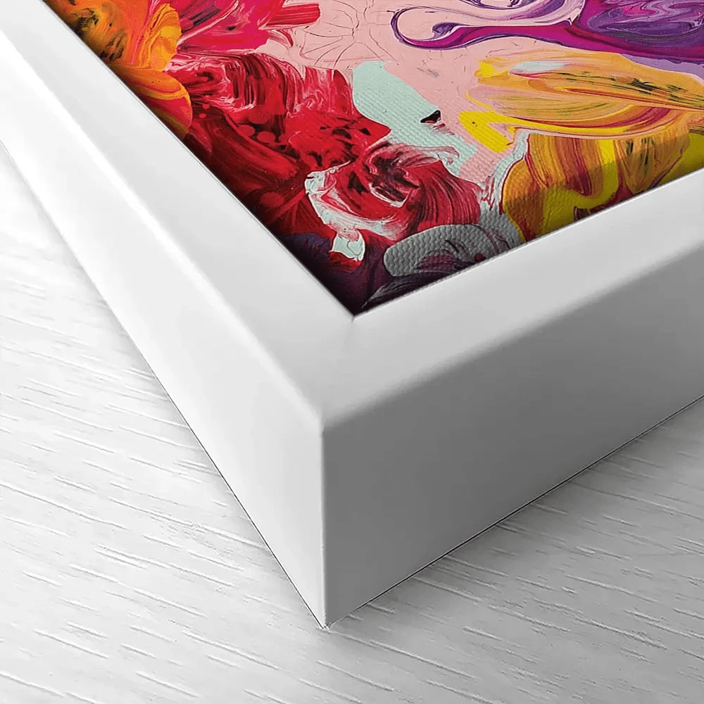 Colourful Abstract Oil Painting Canvas Print Colourful Abstract Oil Painting Canvas Print wall art product vhpicstock / Shutterstock