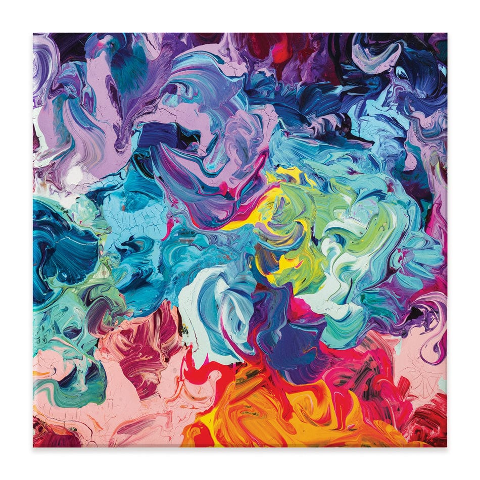 Colourful Abstract Oil Painting Square Canvas Print wall art product vhpicstock / Shutterstock