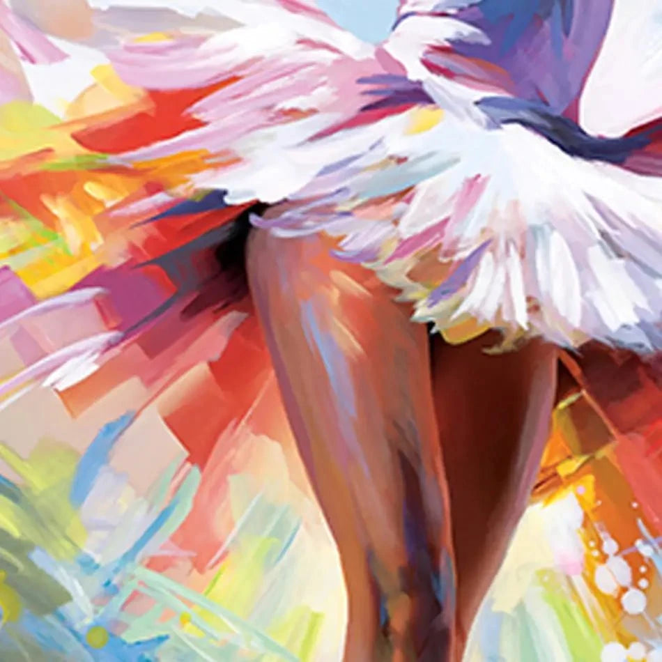 Colourful Ballerinas Framed Art Print Trio Colourful Ballerinas Framed Art Print Trio wall art product Leon Devenice