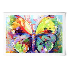 Colourful Butterfly Art Print Colourful Butterfly Art Print wall art product Leon Devenice