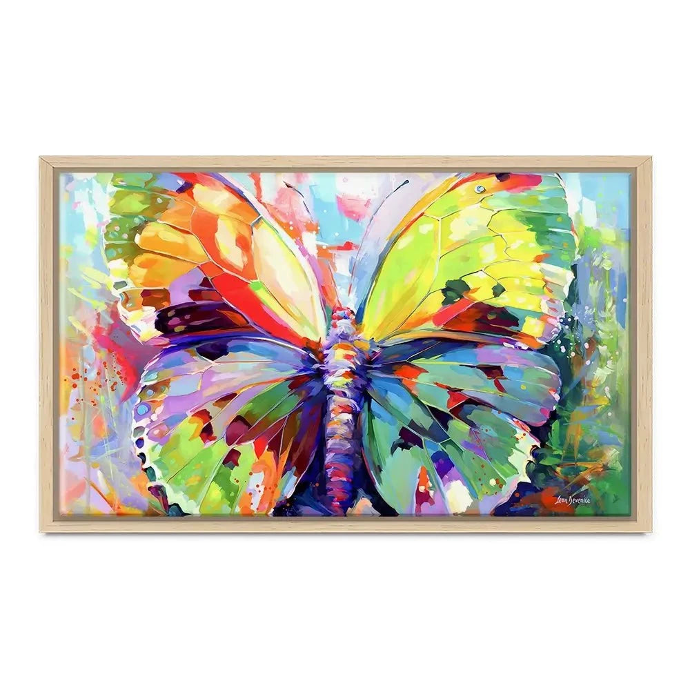 Colourful Butterfly Canvas Print Colourful Butterfly Canvas Print wall art product Leon Devenice