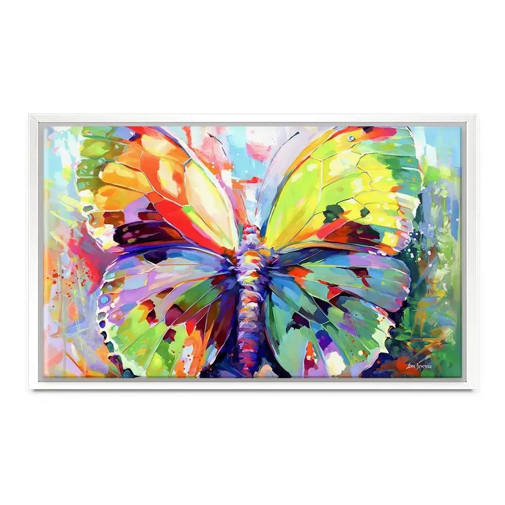 Colourful Butterfly Canvas Print Colourful Butterfly Canvas Print wall art product Leon Devenice