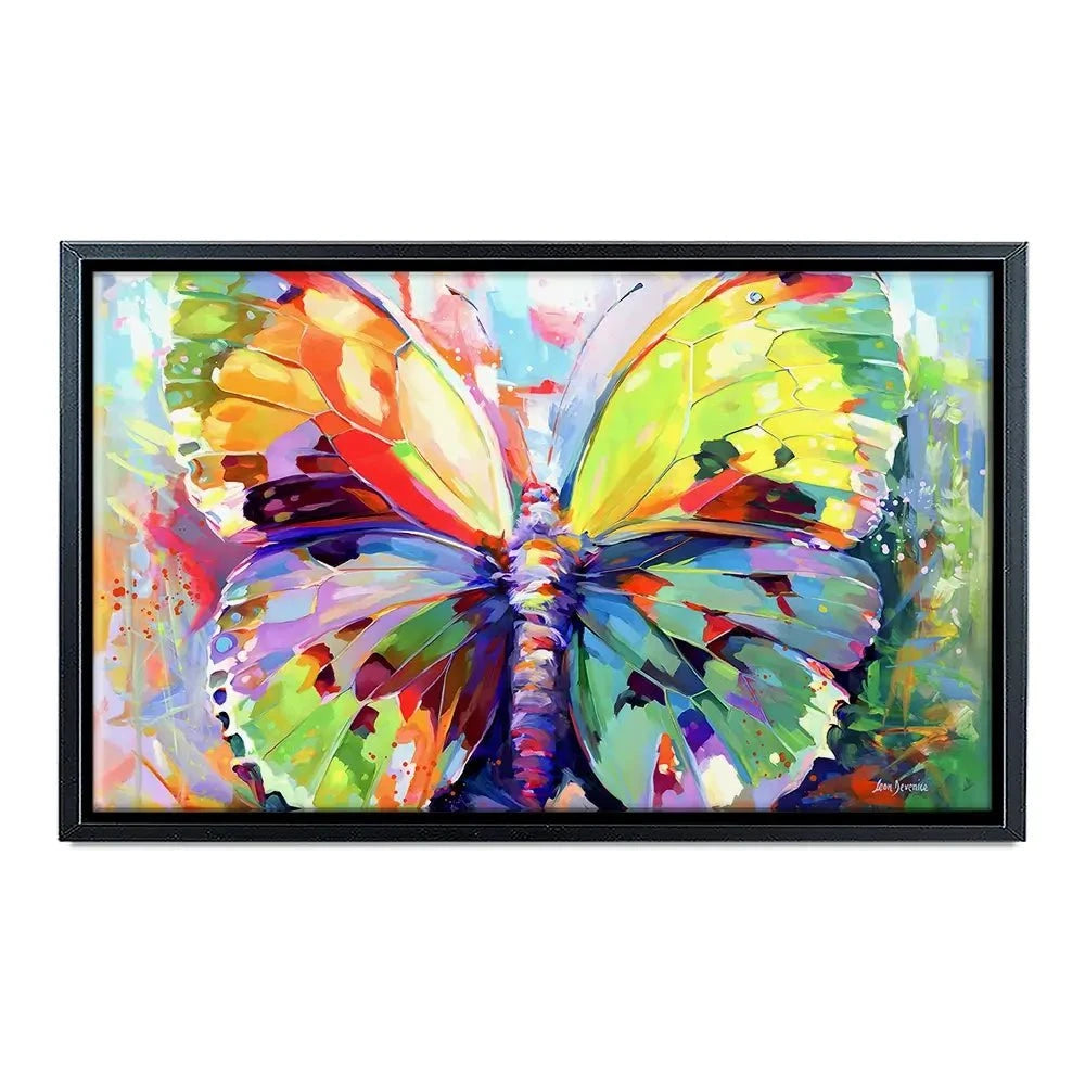 Colourful Butterfly Canvas Print Colourful Butterfly Canvas Print wall art product Leon Devenice