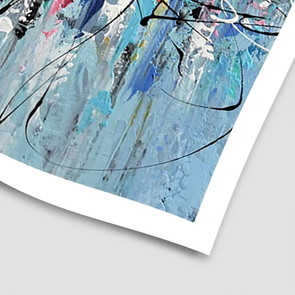 Colourful City Art Print Colourful City Art Print wall art product Olga Tkachyk