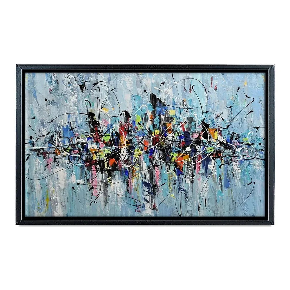 Colourful City Canvas Print Colourful City Canvas Print wall art product Olga Tkachyk