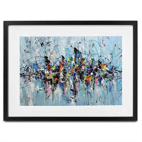 Colourful City Framed Art Print Colourful City Framed Art Print wall art product Olga Tkachyk