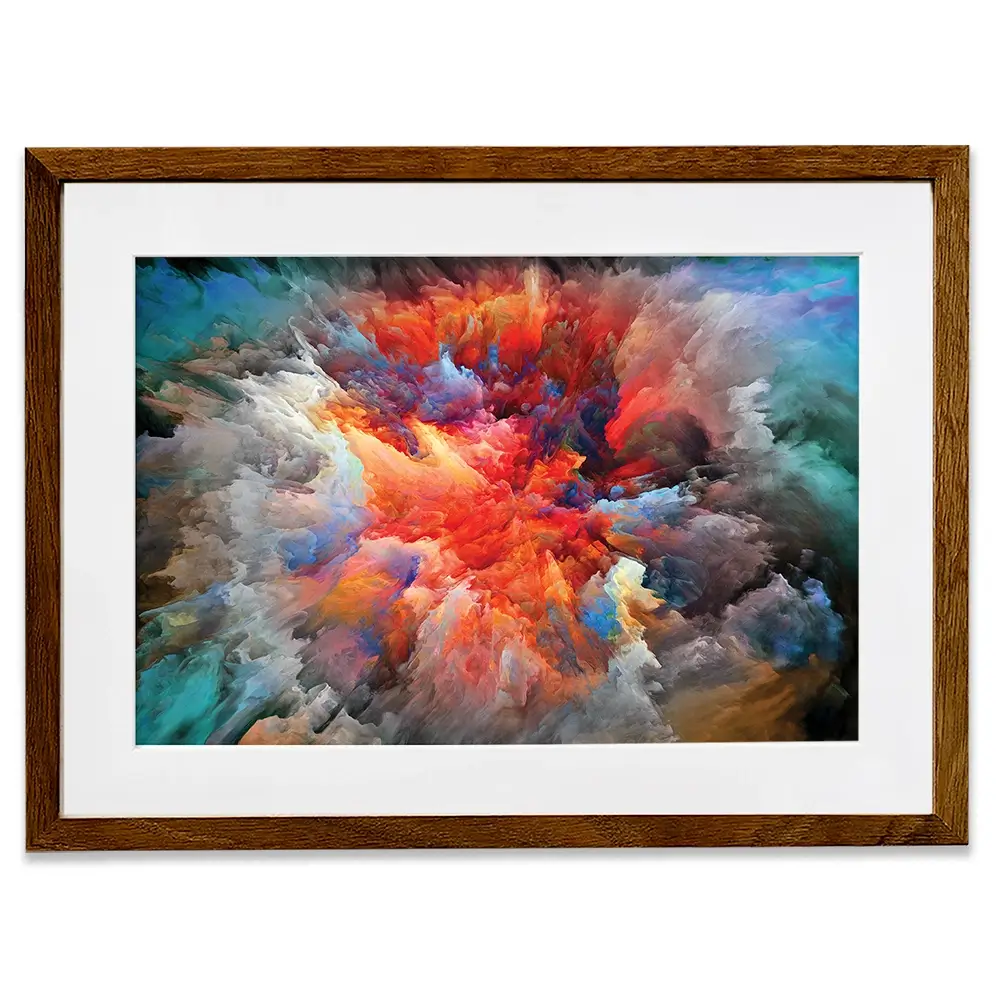 Colourful Explosion Framed Art Print Colourful Explosion Framed Art Print wall art product agsandrew / Shutterstock