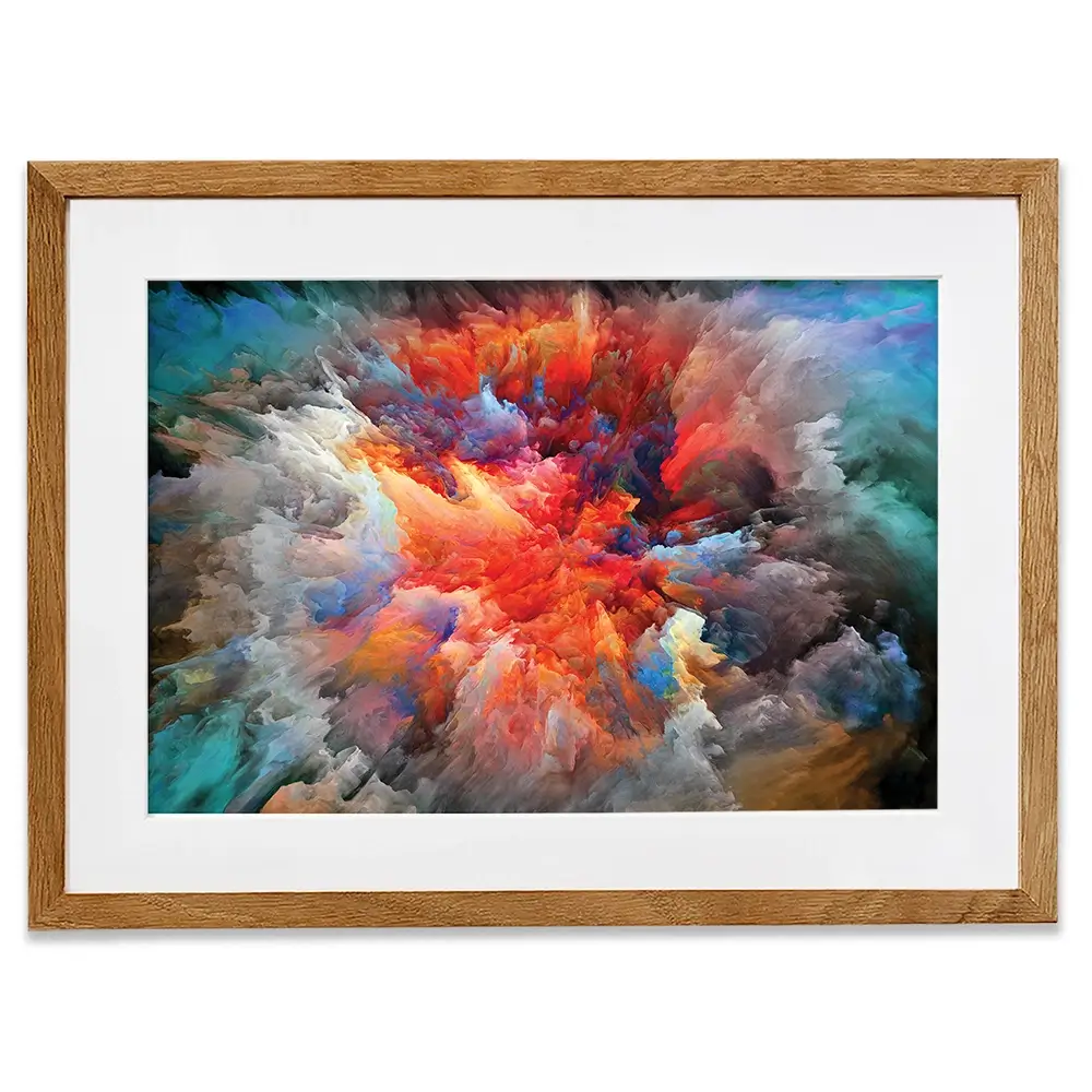 Colourful Explosion Framed Art Print Colourful Explosion Framed Art Print wall art product agsandrew / Shutterstock
