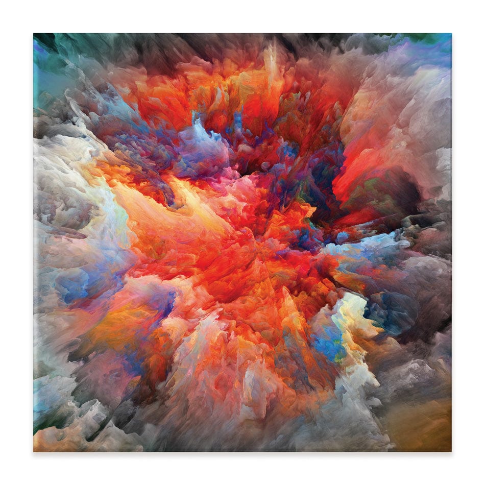 Colourful Explosion Square Canvas Print wall art product agsandrew / Shutterstock