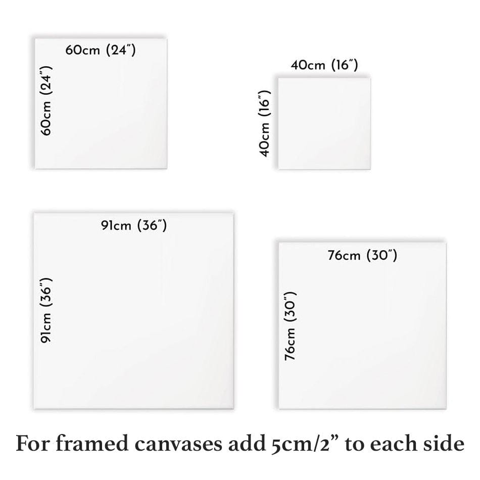 Colourful Explosion Square Canvas Print wall art product agsandrew / Shutterstock