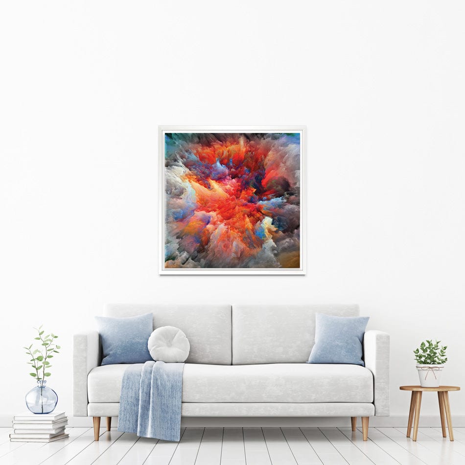 Colourful Explosion Square Canvas Print wall art product agsandrew / Shutterstock