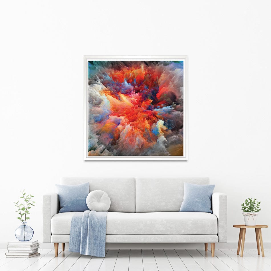 Colourful Explosion Square Canvas Print wall art product agsandrew / Shutterstock