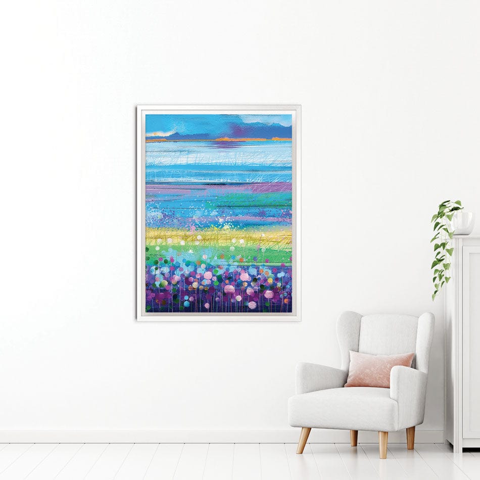 Colourful Floral Portrait Canvas Print wall art product pluie_r / Shutterstock