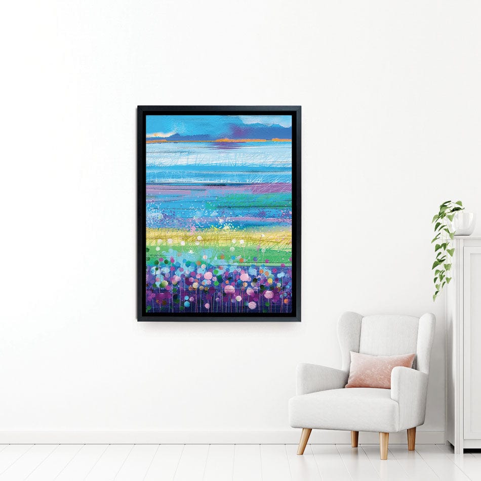 Colourful Floral Portrait Canvas Print wall art product pluie_r / Shutterstock
