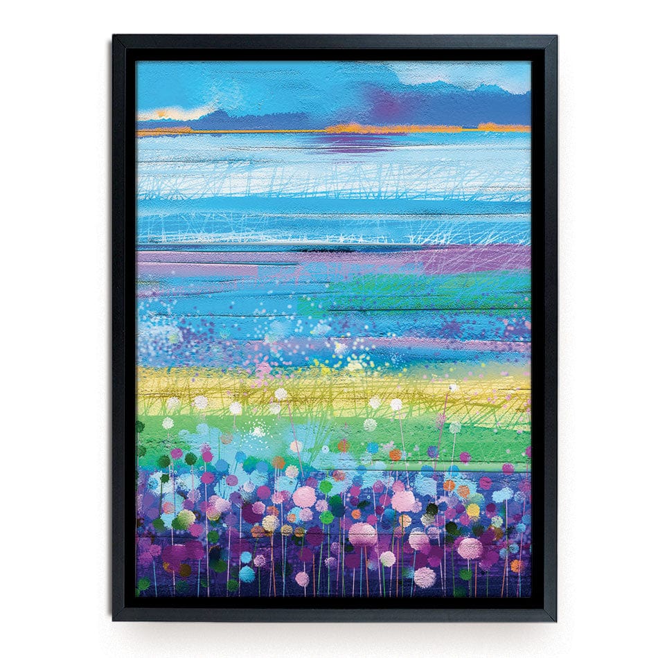Colourful Floral Portrait Canvas Print wall art product pluie_r / Shutterstock