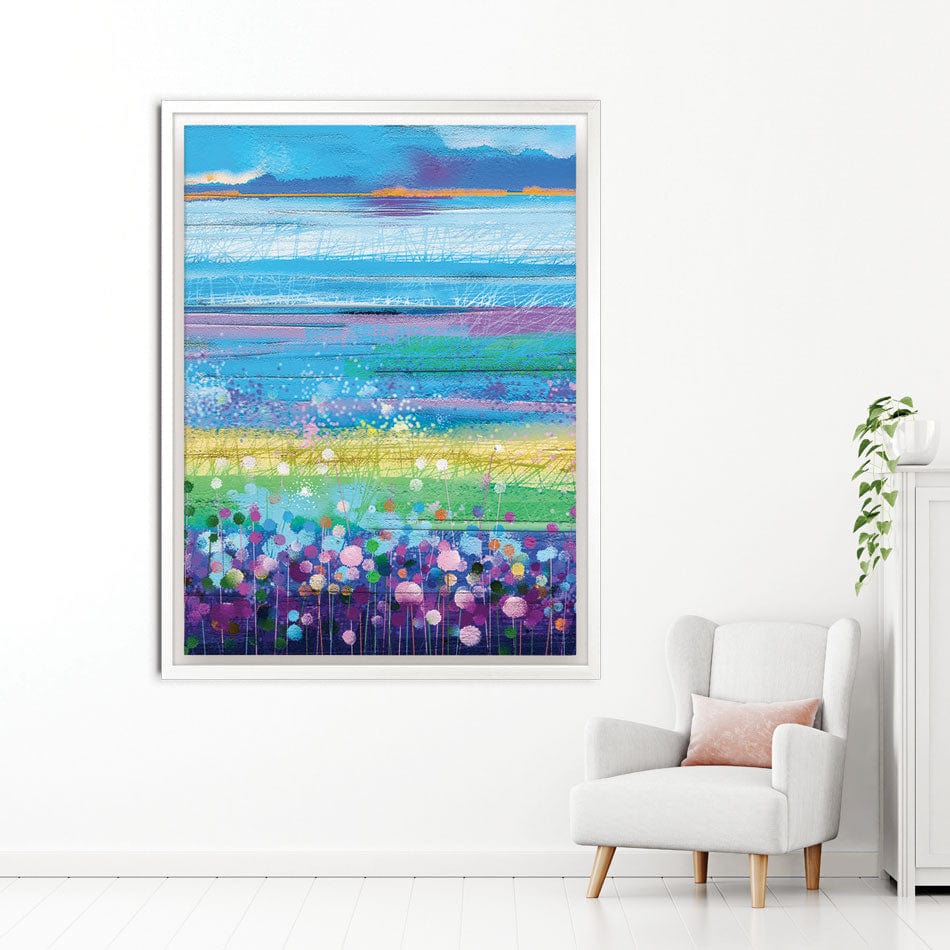 Colourful Floral Portrait Canvas Print wall art product pluie_r / Shutterstock