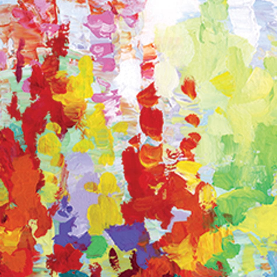 Colourful Forest By The Lake Framed Art Print wall art product Leon Devenice