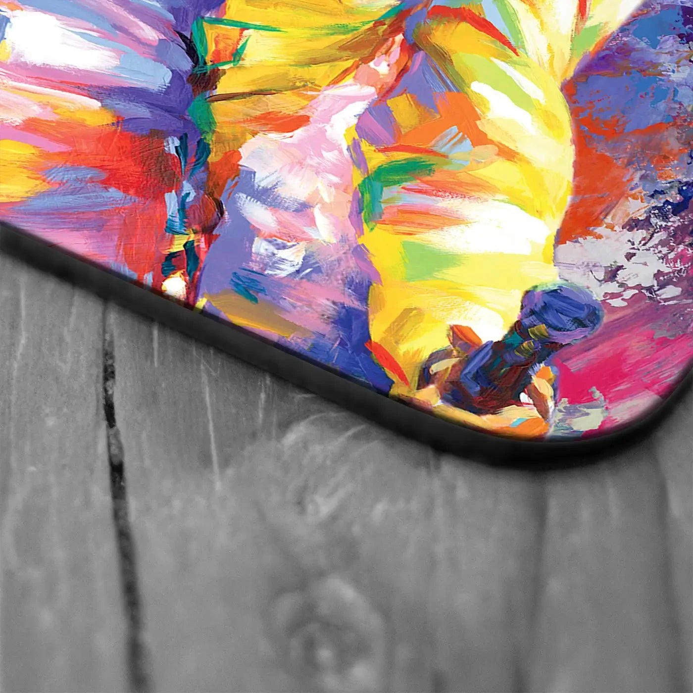 Colourful Freddie Mercury Coaster Set Colourful Freddie Mercury Coaster Set | Freddie Mercury Art Coasters wall art product Leon Devenice