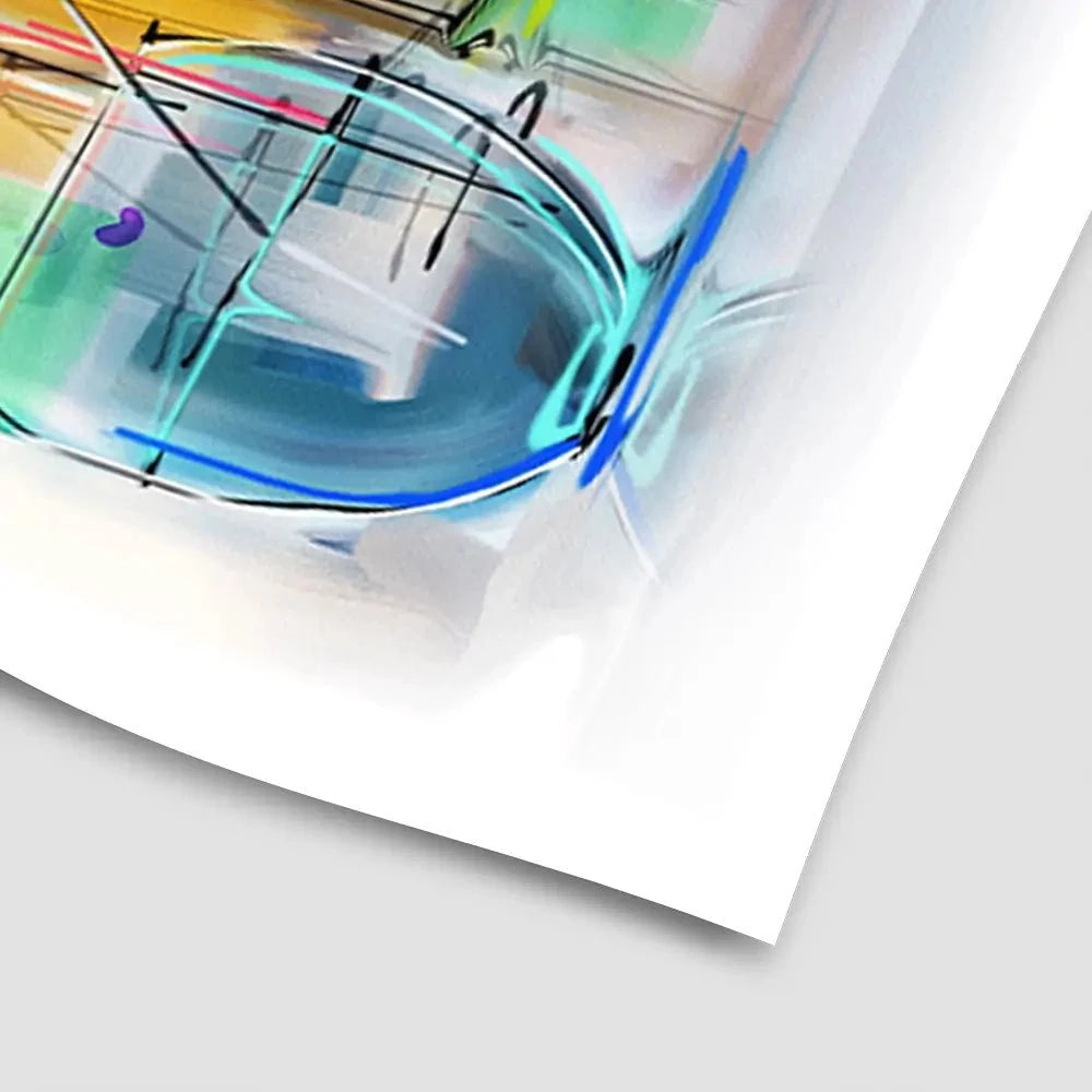 Colourful Glasses Art Print Colourful Glasses Art Print wall art product Teni / Shutterstock