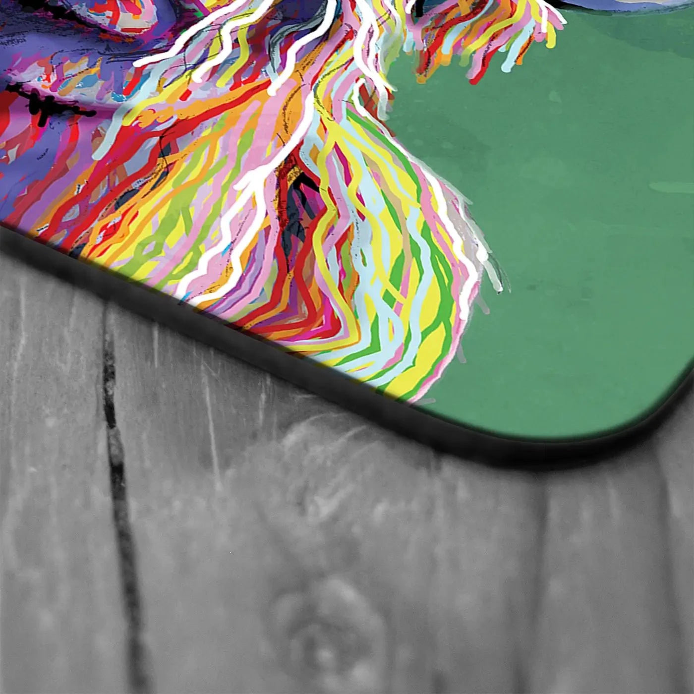 Colourful Highland Cow Coaster Set Colourful Highland Cow Coaster Set wall art product Independent