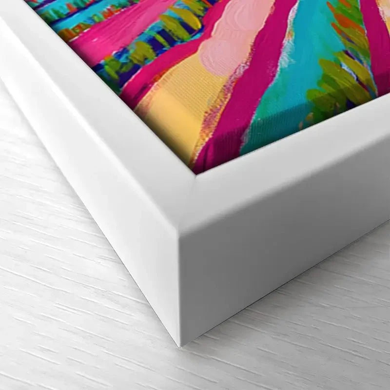 Colourful Hills Canvas Print Colourful Hills Canvas Print wall art product Tanya Ocean