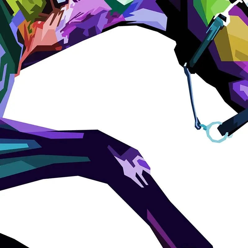 Colourful Horse Running Art Print Colourful Horse Running Art Print wall art product rainbow zoo / Shutterstock