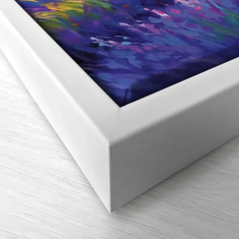 Colourful Lavender Field Canvas Print Colourful Lavender Field Canvas Print wall art product Leon Devenice
