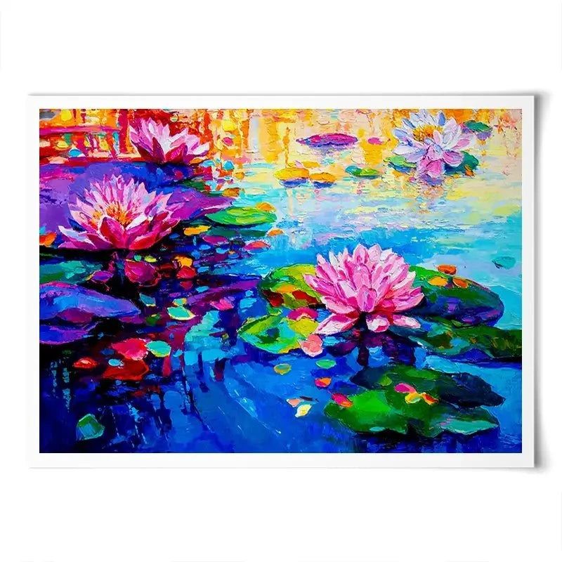 Colourful Lily Lake Art Print Colourful Lily Lake Art Print wall art product Ivailo Nikolov / Shutterstock
