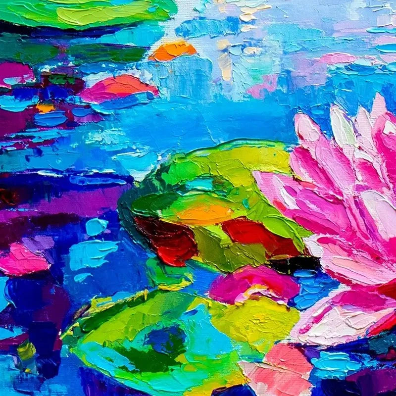 Colourful Lily Lake Art Print Colourful Lily Lake Art Print wall art product Ivailo Nikolov / Shutterstock